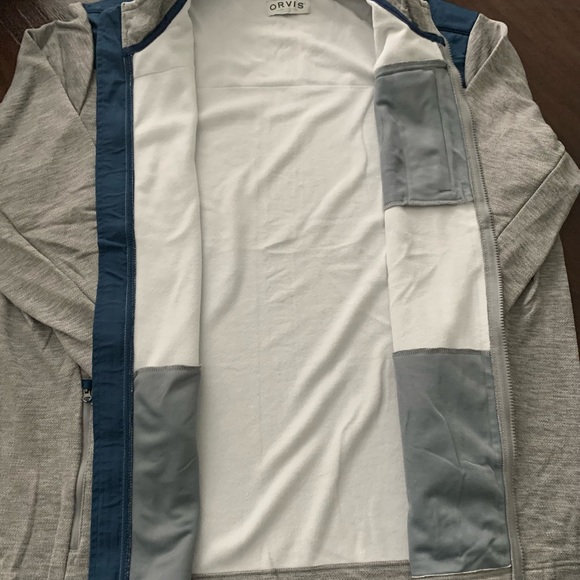 NWTOrvis XL, XXL Bonded mesh full zip jacket size Grey and Blue - Picture 15 of 16